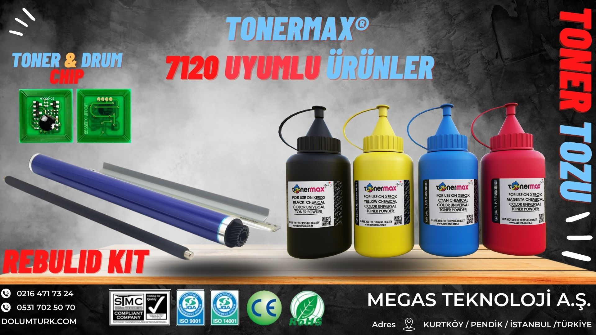 TonerMAX® 7120 Muadil Toner 